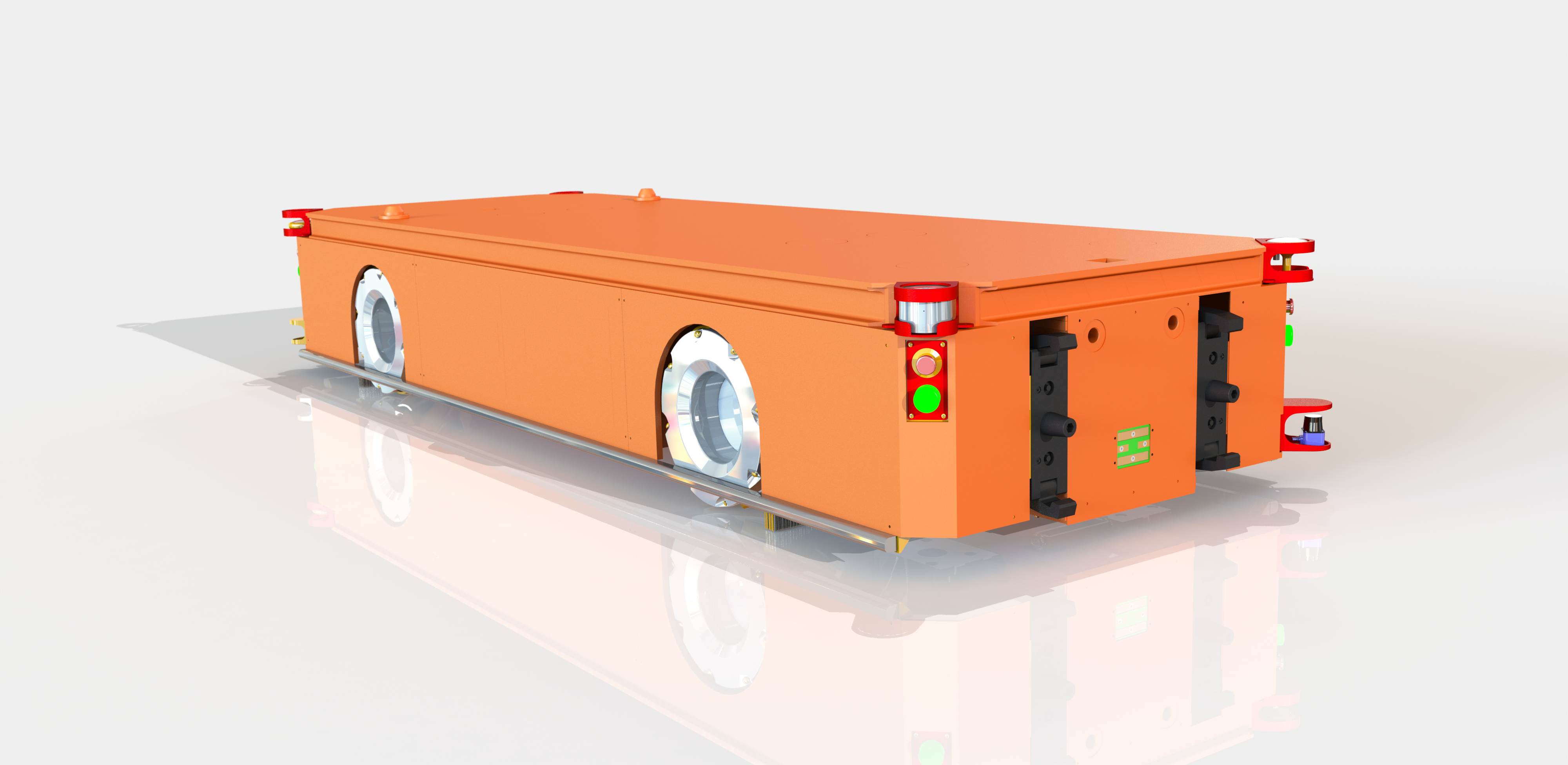 YHM麦克纳姆轮AGV-7t